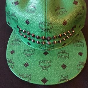 MCM Swarovski studded hat